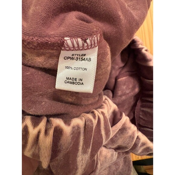 Zenana Acid Wash Comfy Pants With Pockets - Picture 6 of 6